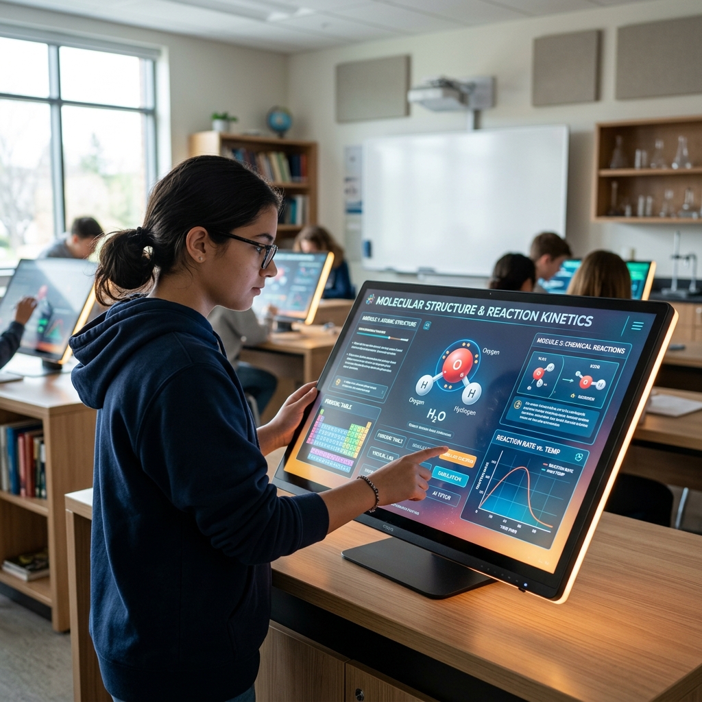 Interfață interactivă FoodLab AI pentru lecții și interpretare